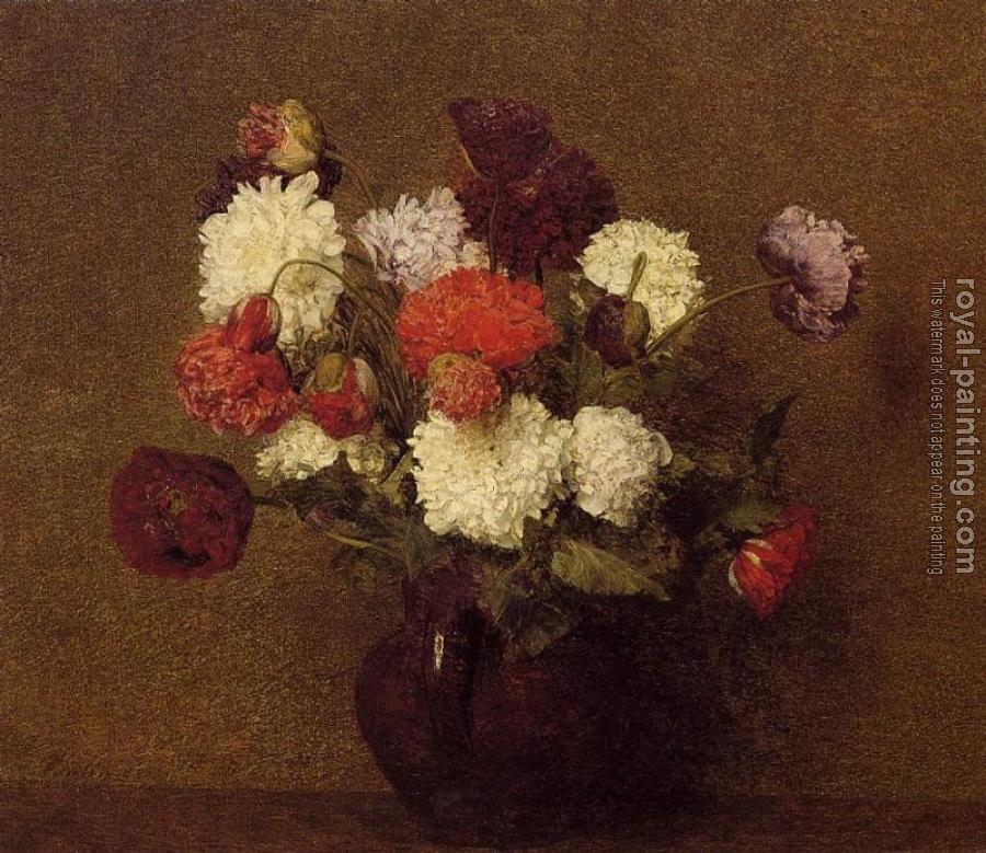 Henri Fantin-Latour : Flowers Poppies Henri Fantin-Latour : Flowers Poppies